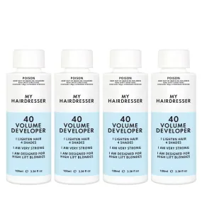 40 Volume Developer 4 Pack