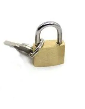 8983DL      Brass Bondage Gear Padlock