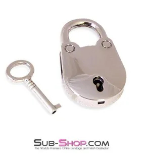9728K      Jailer’s Mini Padlock, Chrome
