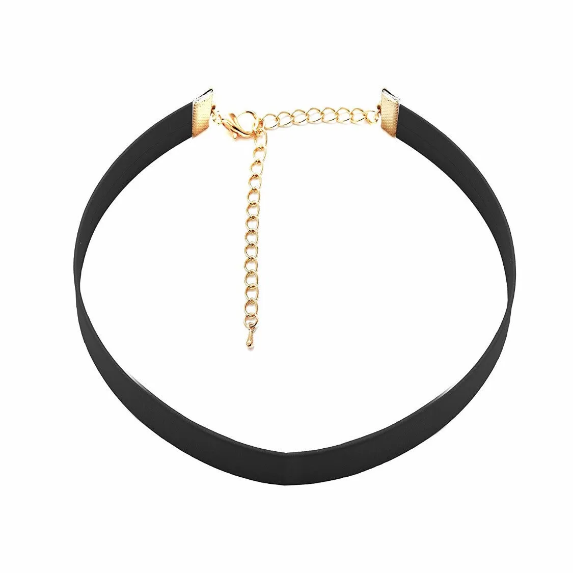 Amber R Leather Choker