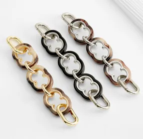 Bag Extension Chain, Amber Acrylic Bag Chain, Underarm Bag Extended Shoulder Strap Accessory