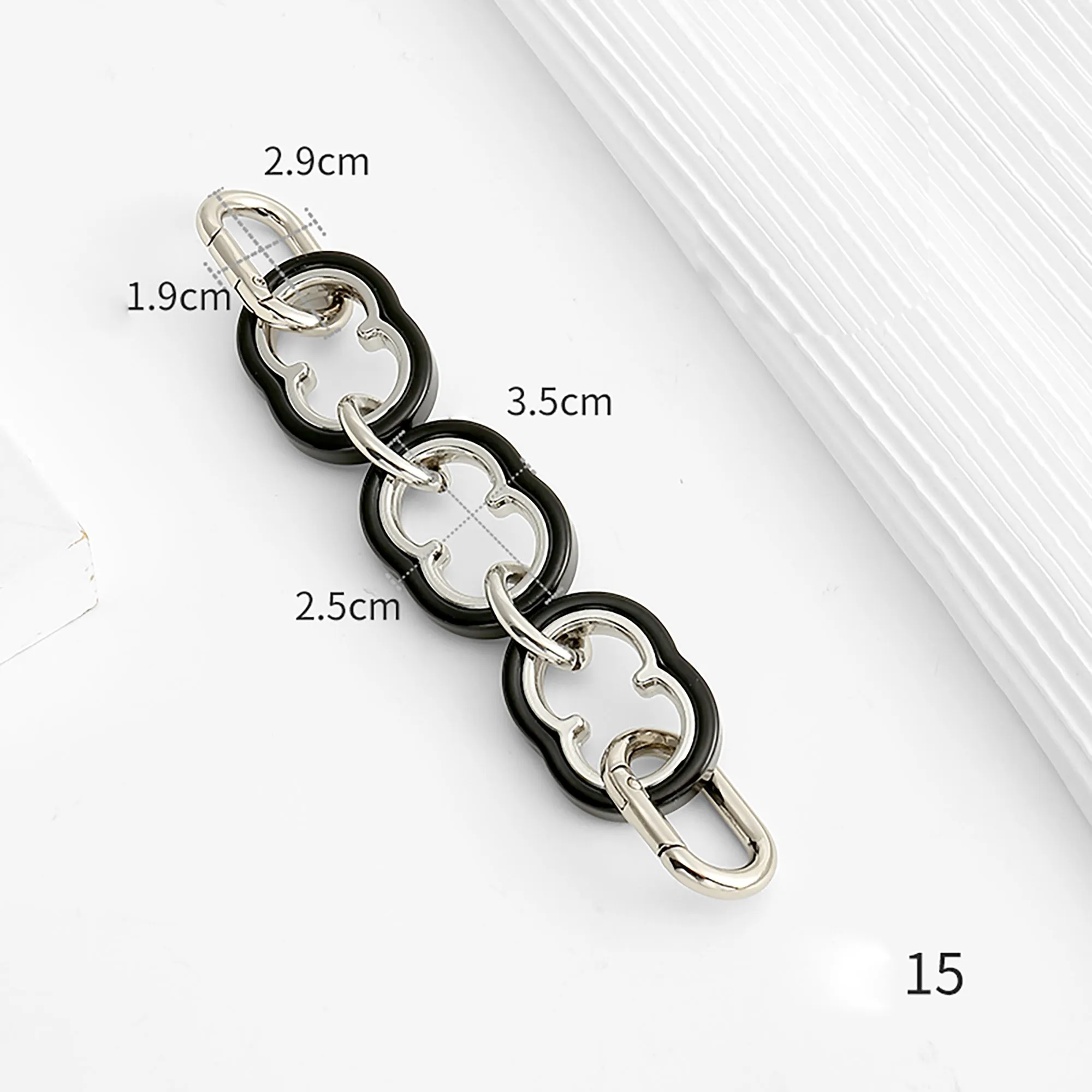 Bag Extension Chain, Amber Acrylic Bag Chain, Underarm Bag Extended Shoulder Strap Accessory