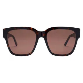 Balenciaga BB0056S Sunglasses  Havana-Havana-Brown
