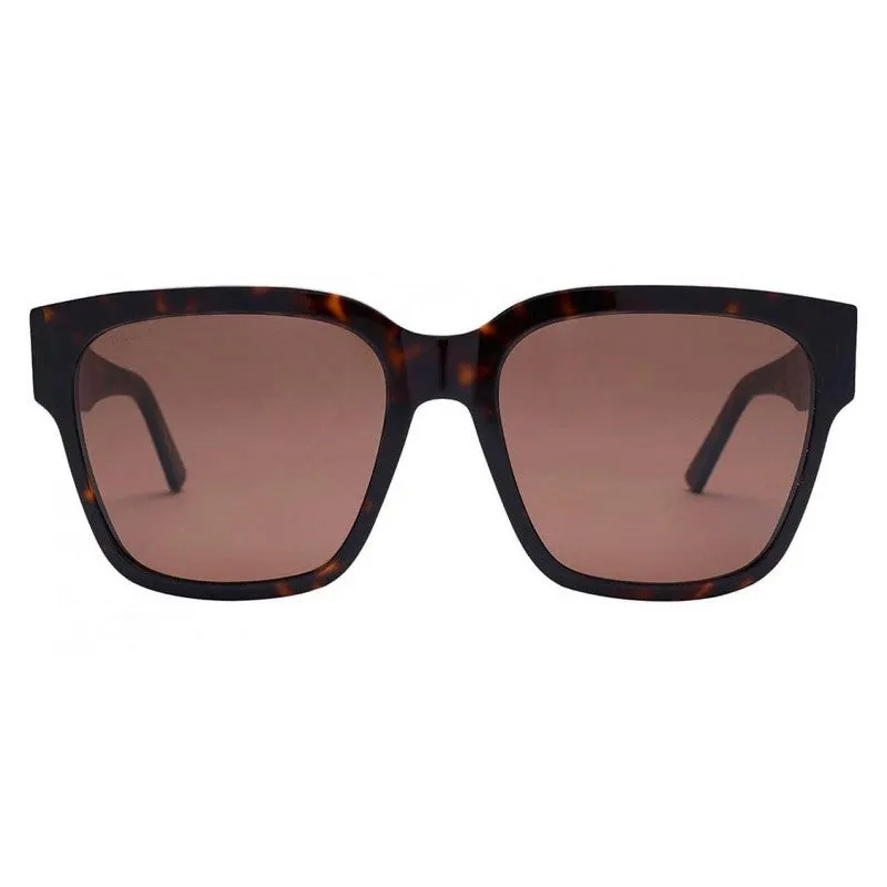 Balenciaga BB0056S Sunglasses  Havana-Havana-Brown