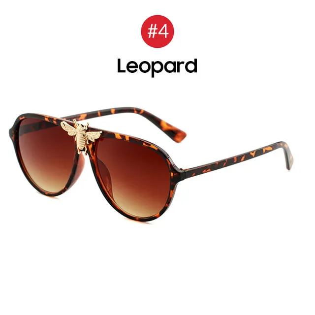 Big Bee Aviator Sunglasses Vintage Style