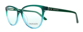 Calvin Klein CK18514 304 Green/Teal Gradient Tea Cup Eyeglasses