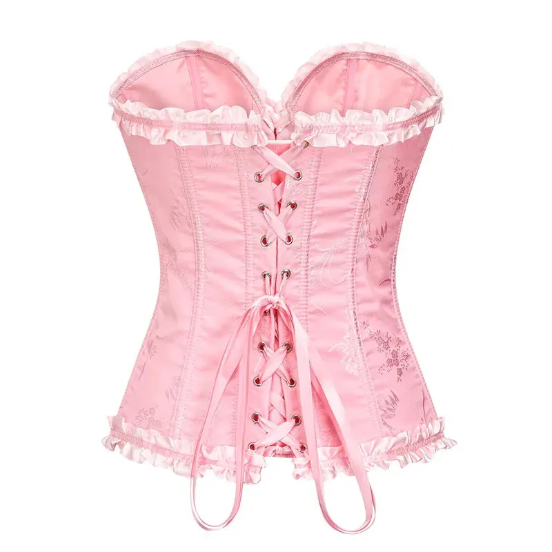 Corset, bridal bustier lace up back  corset