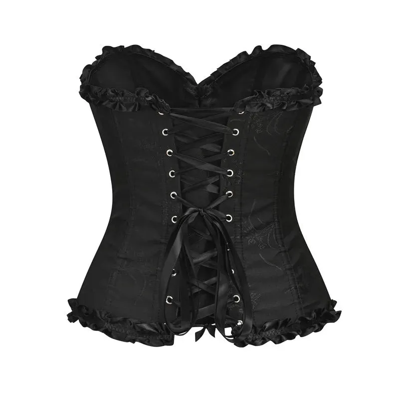 Corset, bridal bustier lace up back  corset