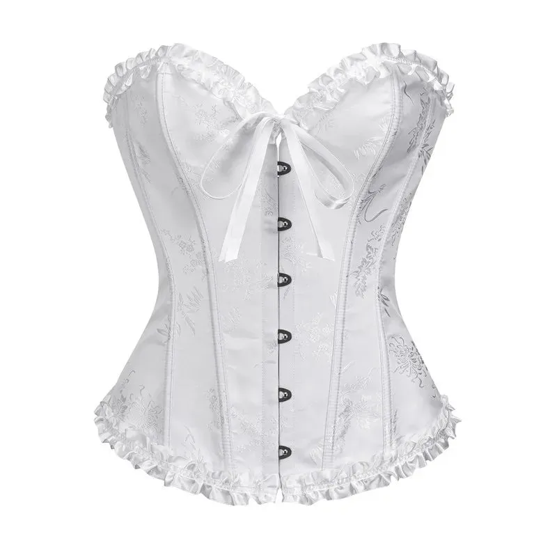 Corset, bridal bustier lace up back  corset