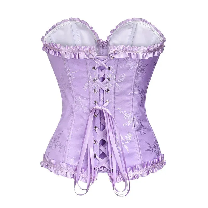 Corset, bridal bustier lace up back  corset