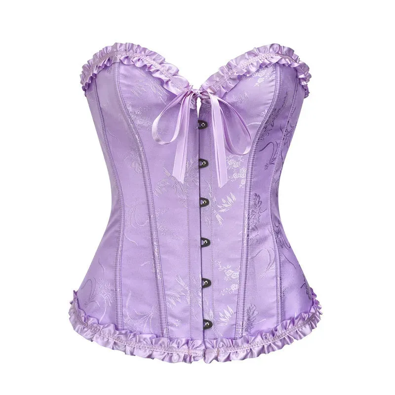 Corset, bridal bustier lace up back  corset