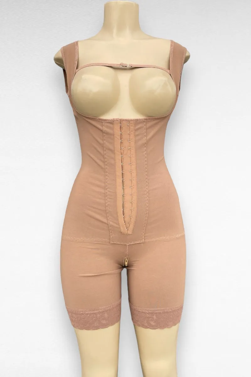 Corset Short Shapewear With Over Bust Strap & Zip Crotch - 2002/2003