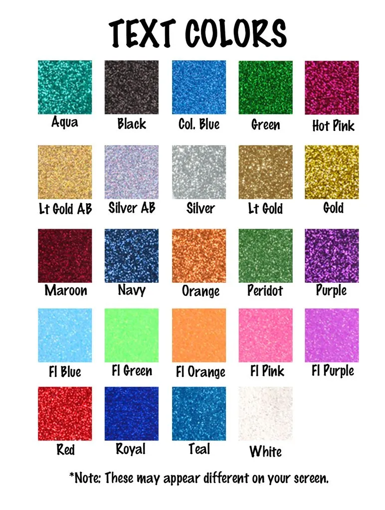 Custom Soccer Headband (Cotton/Lycra) - Sparkle Letters!