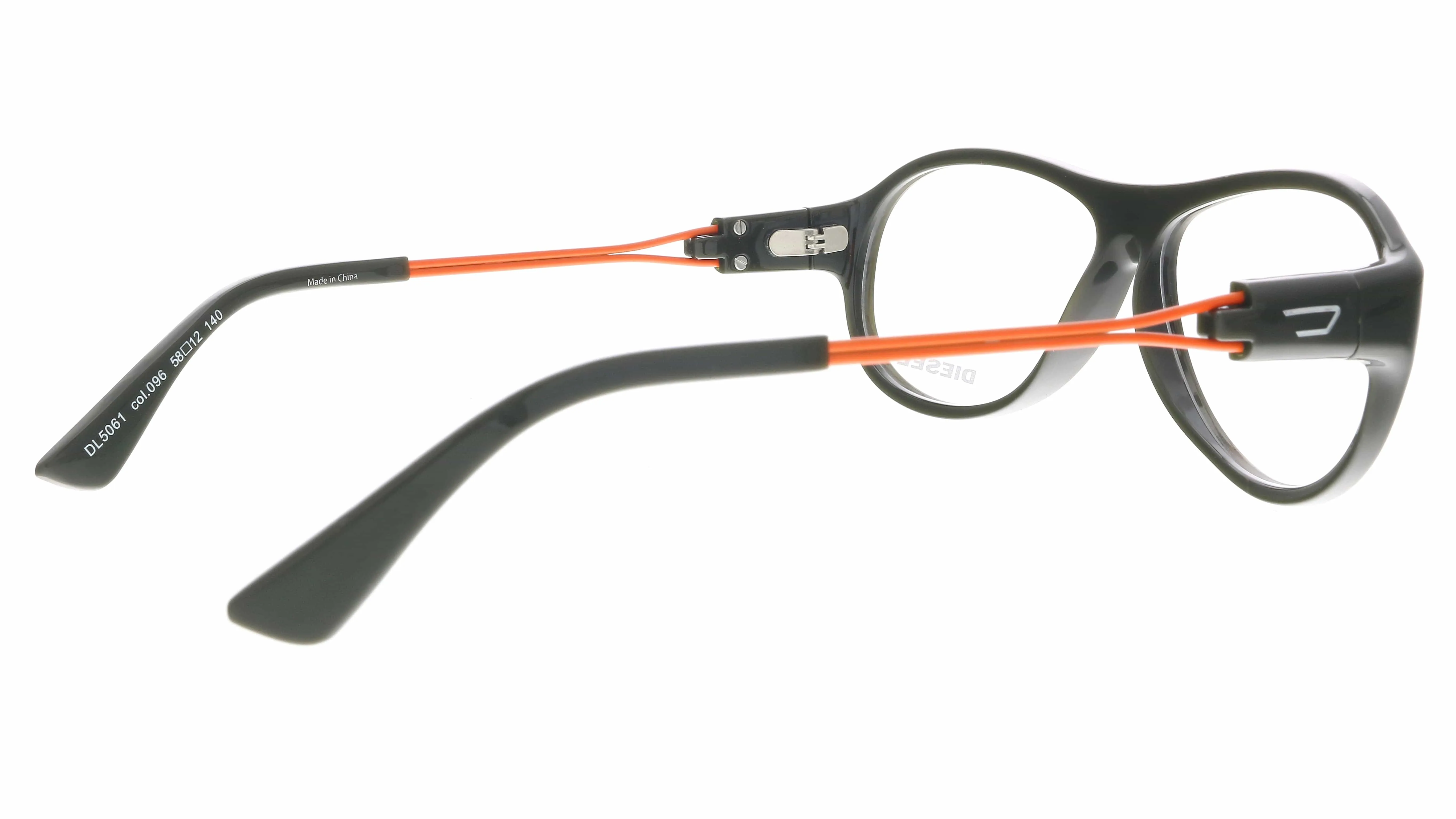 Diesel DL5061 096 Black Rectangle Optical Frames