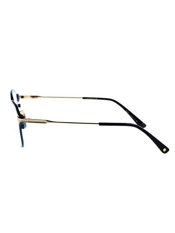DITA UNION-THREE Optical in Matte Navy-White Gold Color