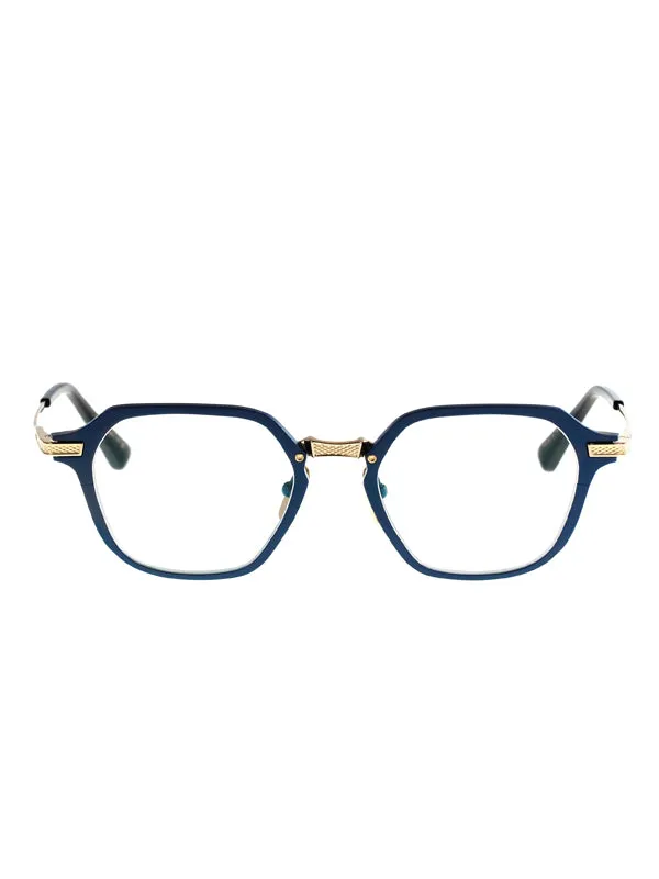 DITA UNION-THREE Optical in Matte Navy-White Gold Color