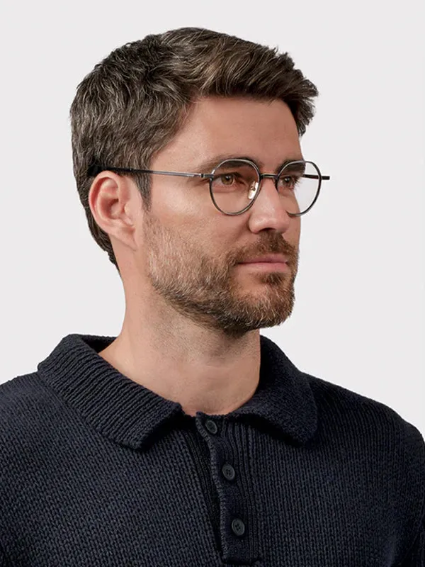 DITA VERS-ONE Optical in Black Iron-Antique Silver Color