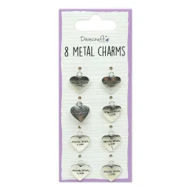 Dovecraft Essentials Metal Charms Silver (DCBS252)