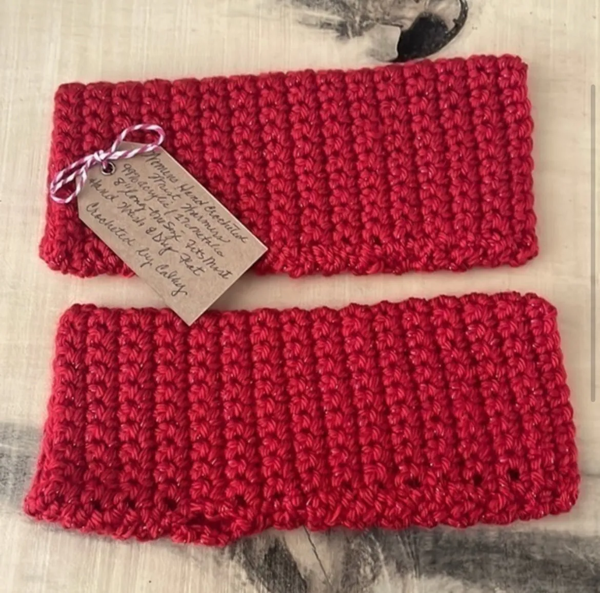Extra Soft Red Glitter Gaming Texting Writing Tech Fingerless Gloves Wrist Warmers Sparkly Glam Handmade Fashion Gift Women Accessory Fall Winter Cold Weather