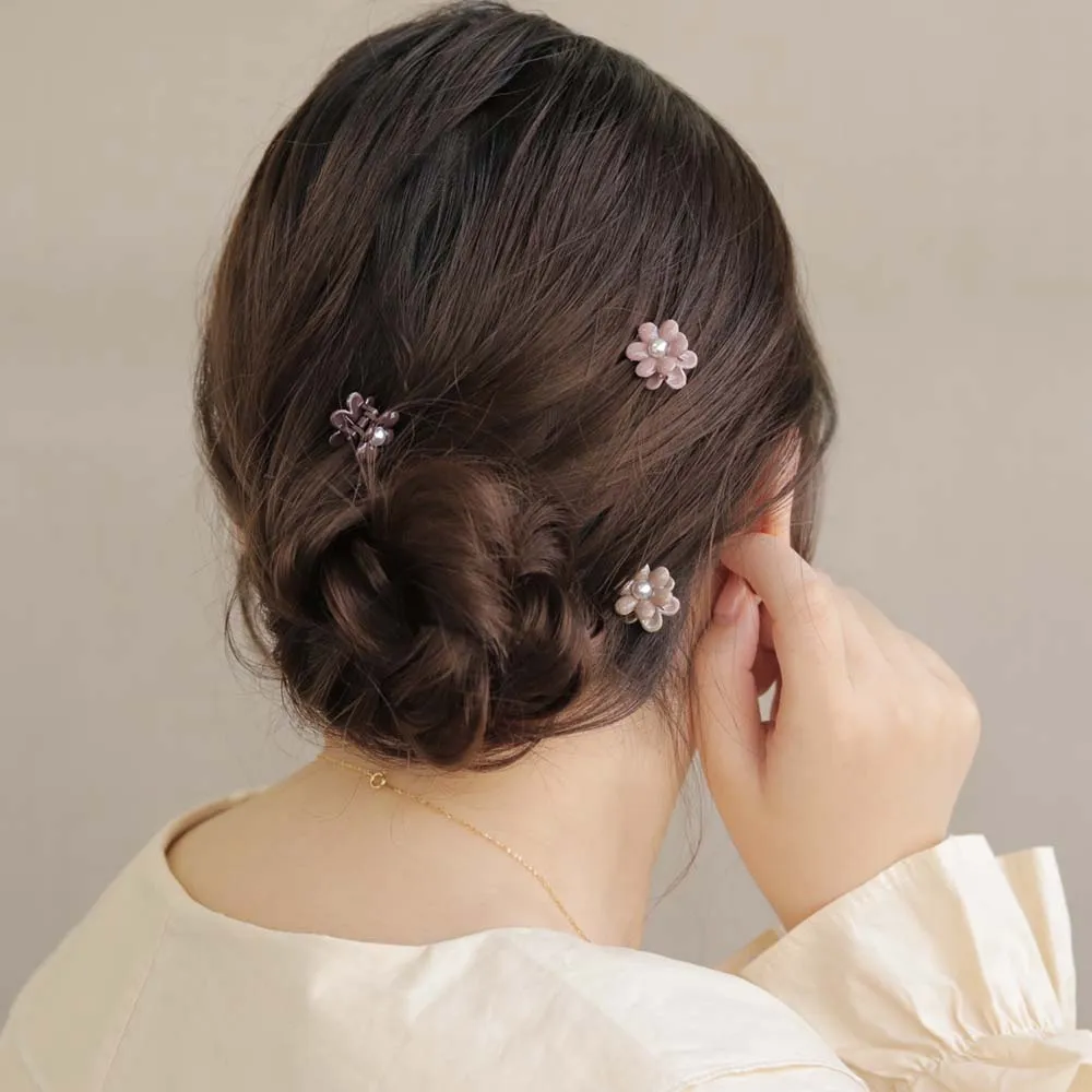 Flower Hair Clip Set