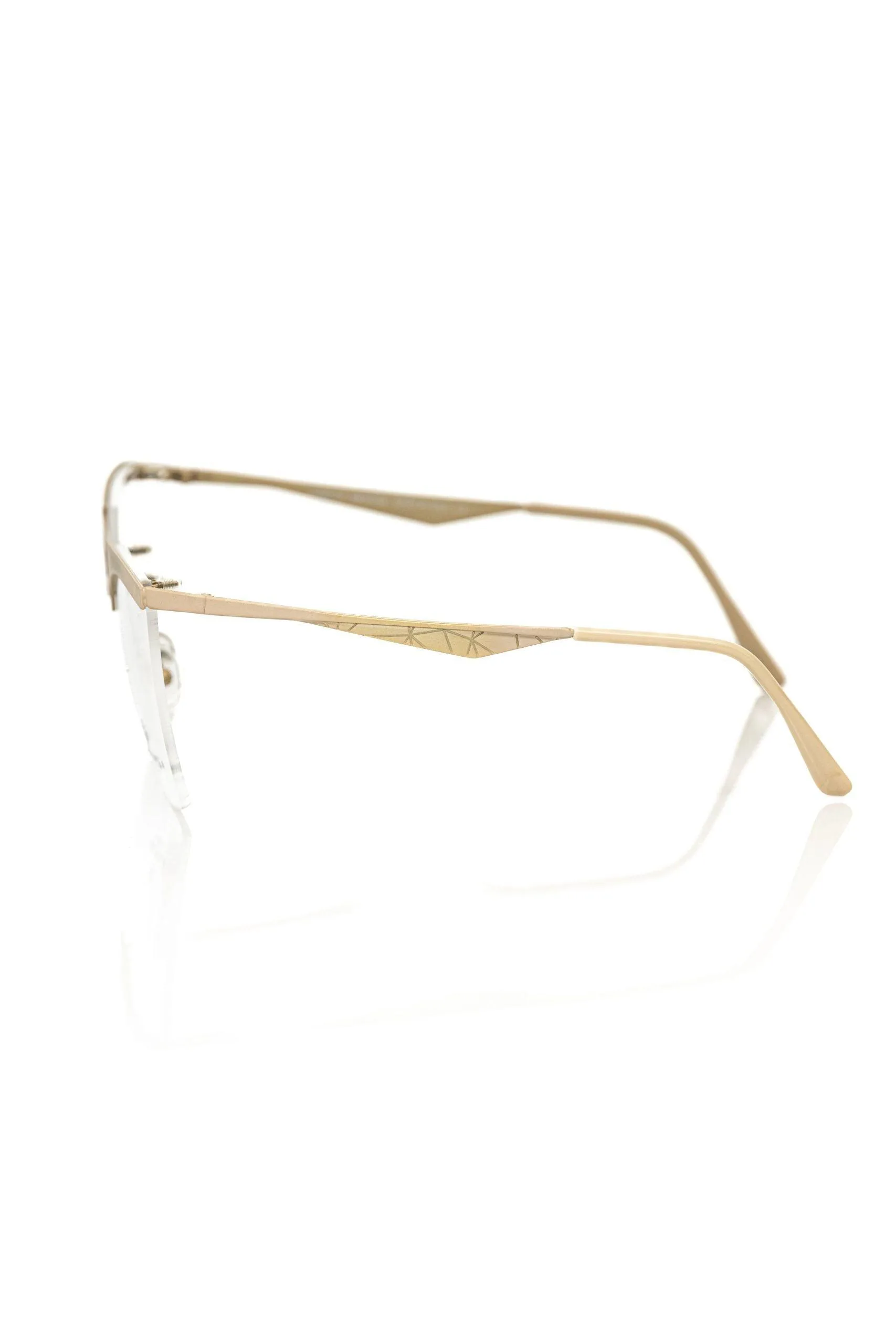 Frankie Morello Chic Clubmaster Glitter Brown Eyeglasses