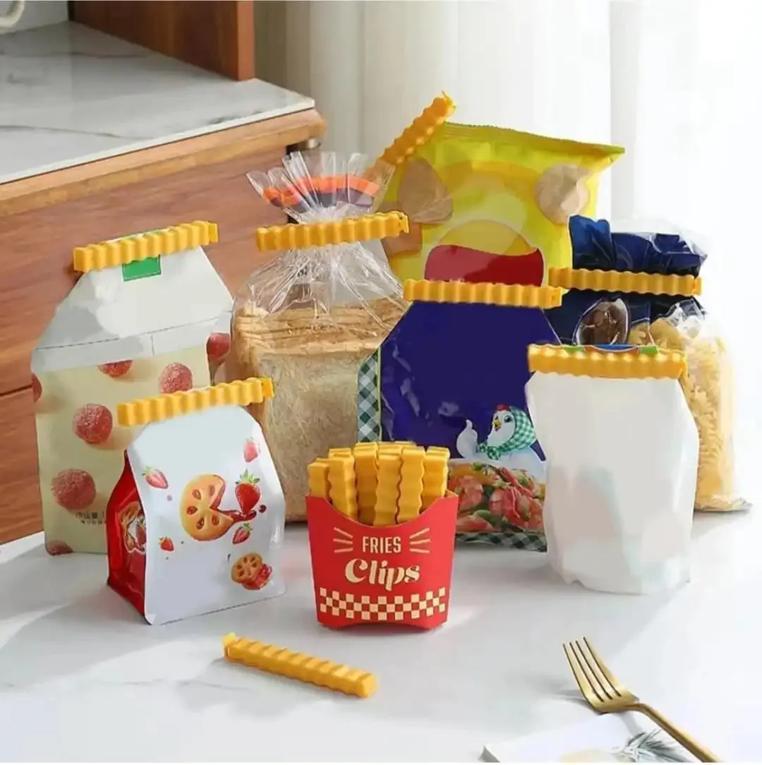 Fries packet clips 12 clips pack