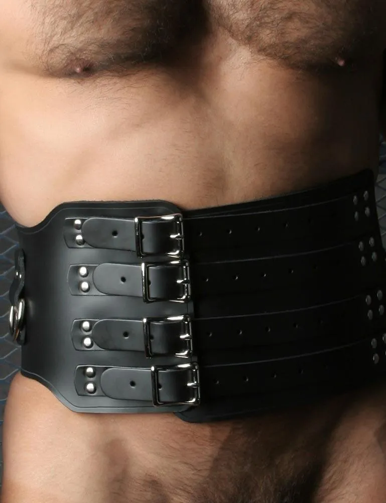 Heavy Leather Waist Cincher