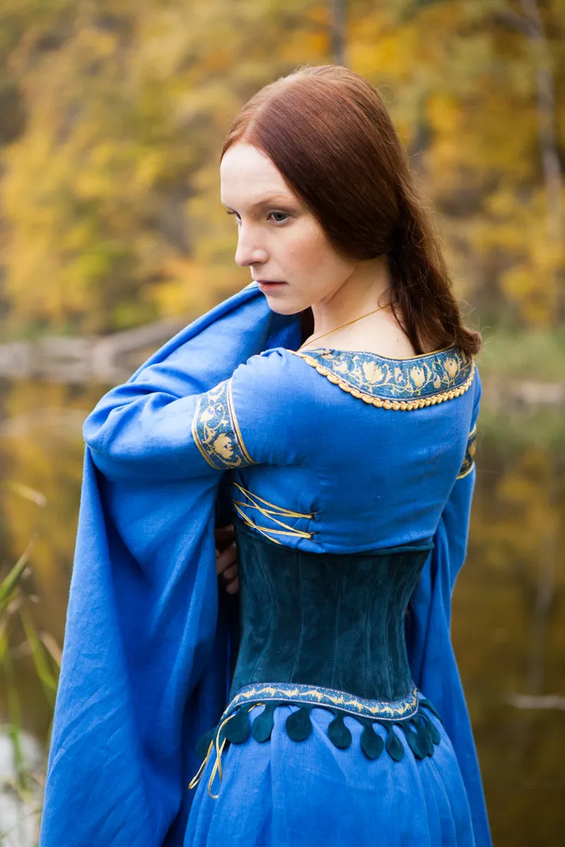Lady of the Lake Suede Corset Belt