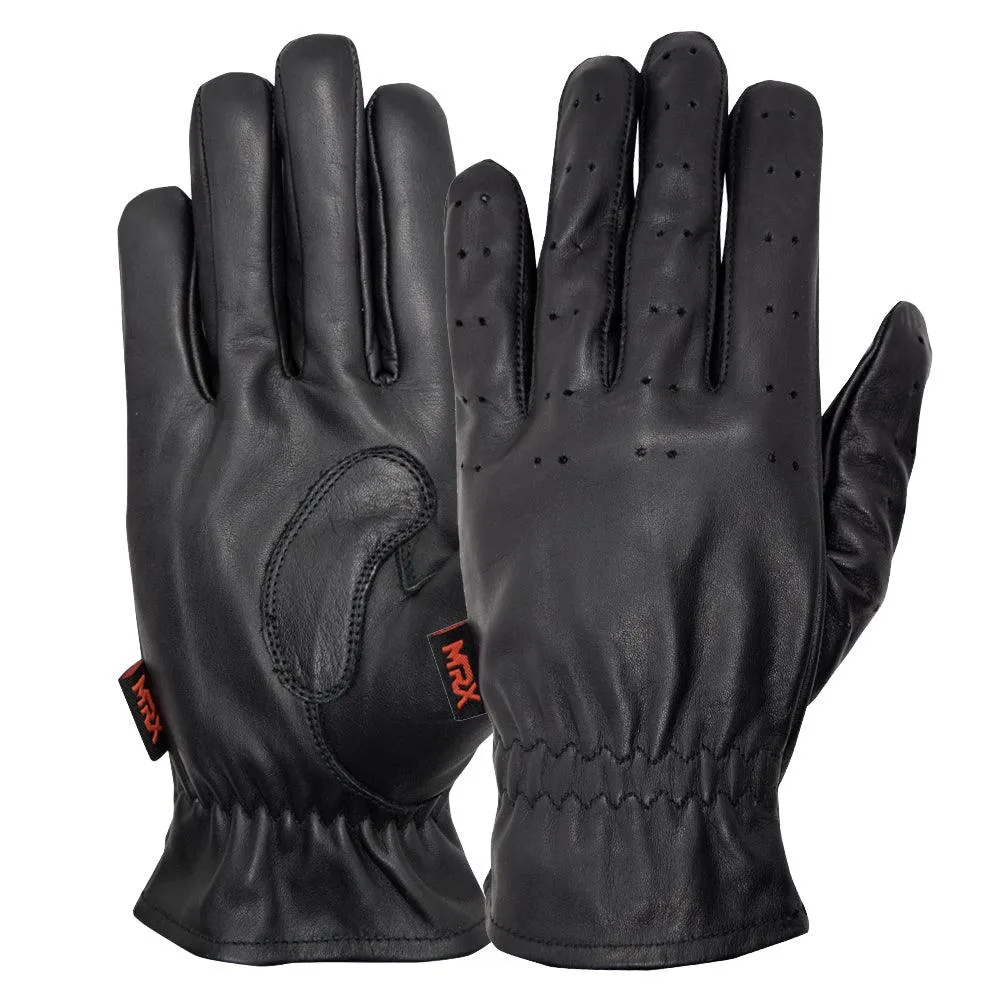 MRX Driving Gloves Basic Soft Cofferse Outdoor Glove Goat Leather Full Finger