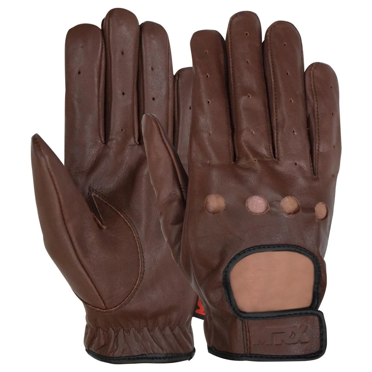 MRX Driving Gloves Basic Soft Cofferse Outdoor Glove Goat Leather Full Finger