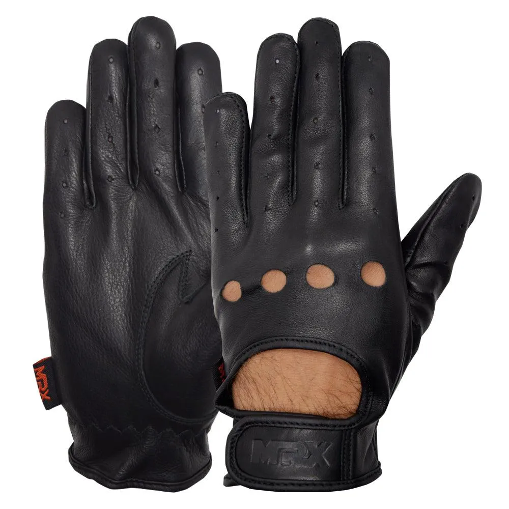 MRX Driving Gloves Basic Soft Cofferse Outdoor Glove Goat Leather Full Finger