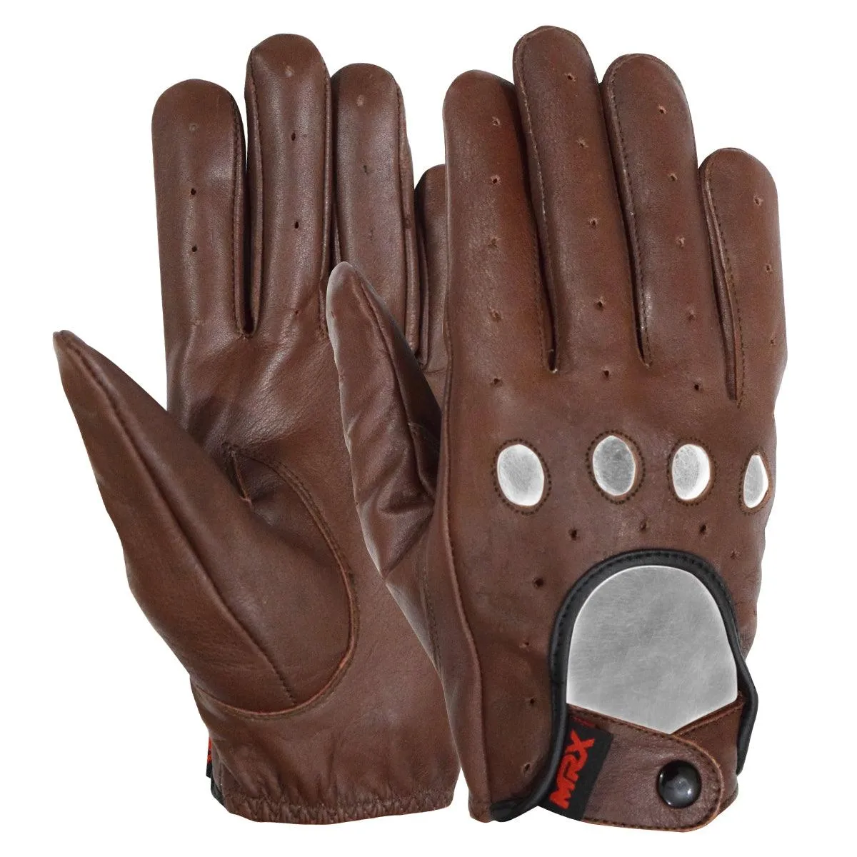 MRX Driving Gloves Basic Soft Cofferse Outdoor Glove Goat Leather Full Finger