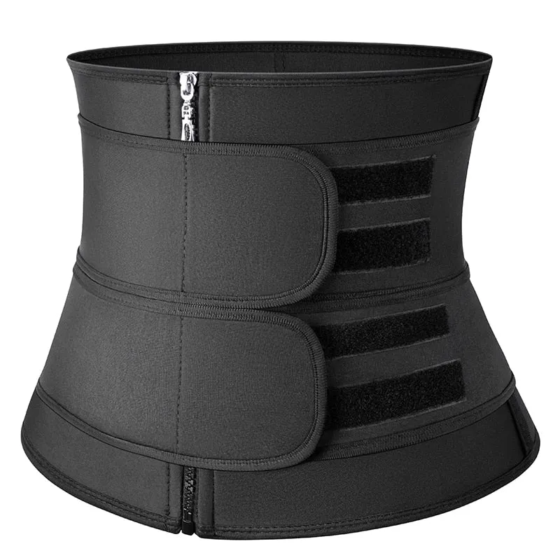 Neoprene Sauna Waist Corset Sweat Belt for Women Weight Loss Compression Trimmer Workout Fitness