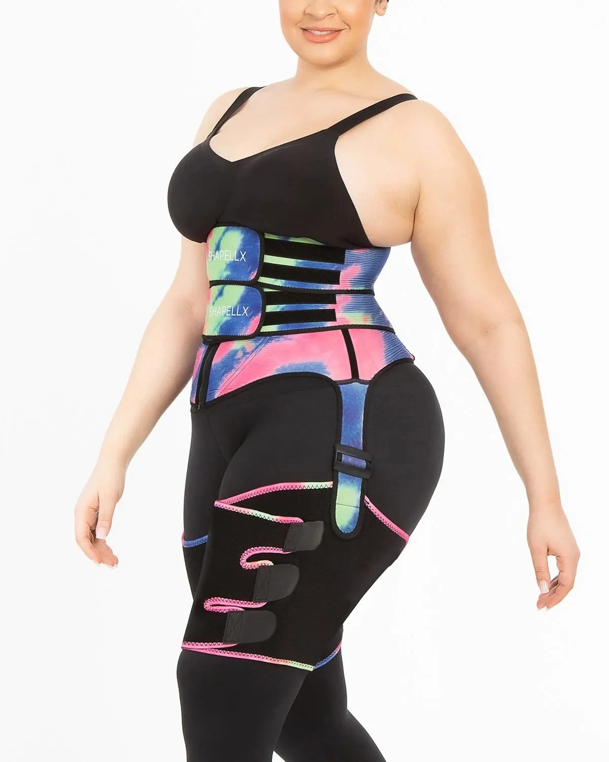 NeoSweat® 3 in 1 Tie Dye Waist and Thigh Trimmer Butt Lifter