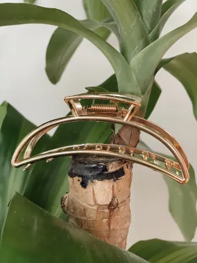 New Moon Claw Clip - Gold