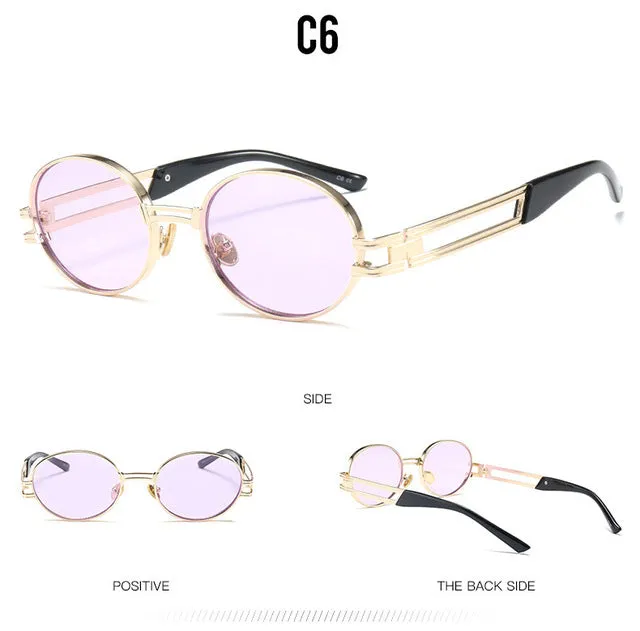 Oval Steampunk Sunglasses