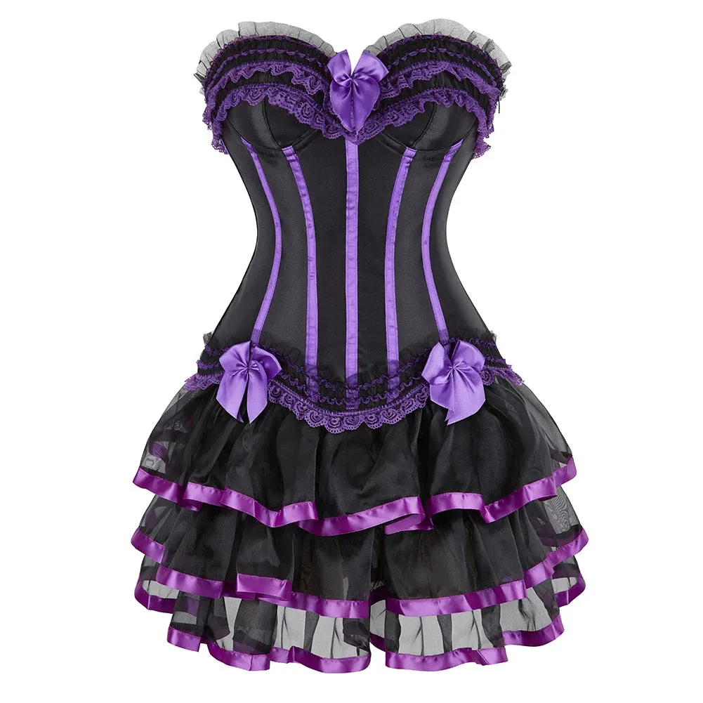 Plus sized corset Dress, Bridal  Bustier tu tu corset dress