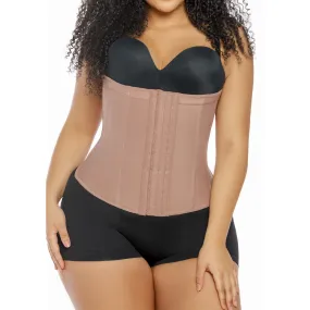 Salome 315-1-CCB | Tummy Control Waist Trainer Fajas Colombianas with Hooks