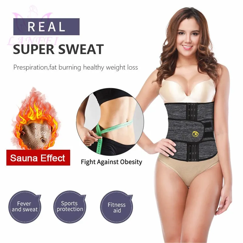 Sauna Sweat Corset Weight Loss Neoprene Cinchers Body Shapers Tummy Control