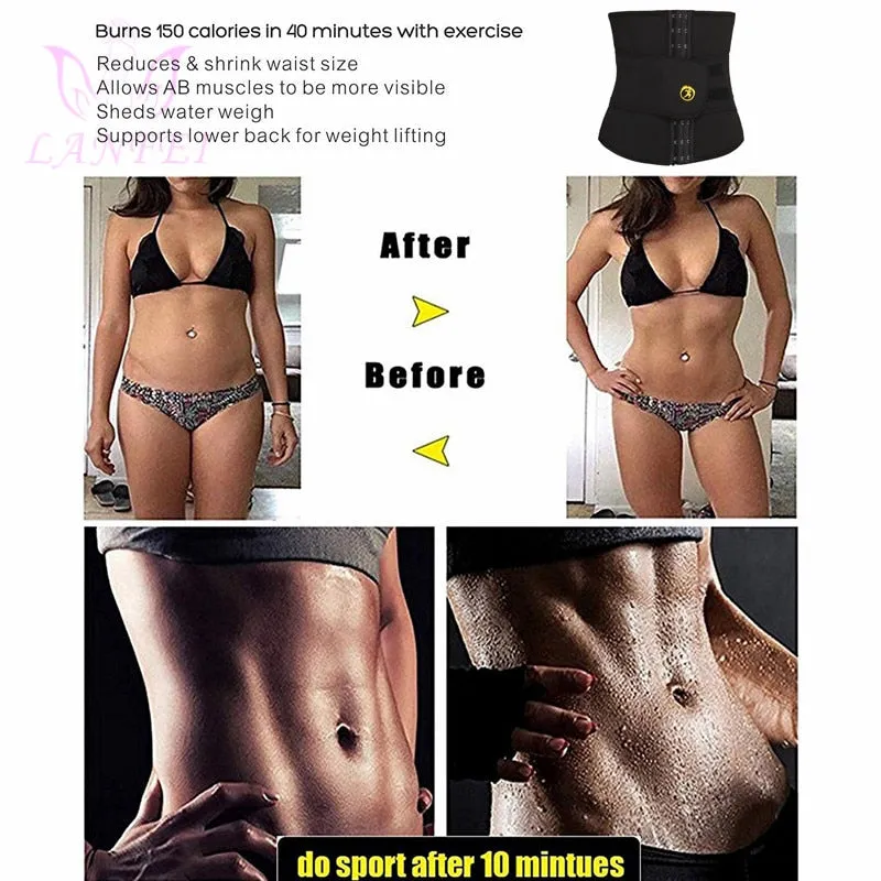 Sauna Sweat Corset Weight Loss Neoprene Cinchers Body Shapers Tummy Control