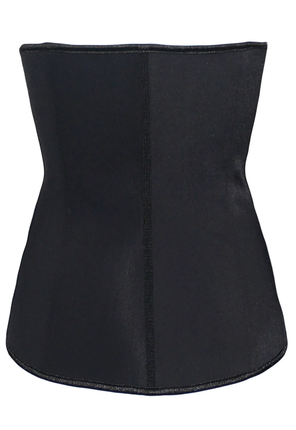 Sexy Black 4 Steel Bone Support Trilayer Rubber Waist Cincher