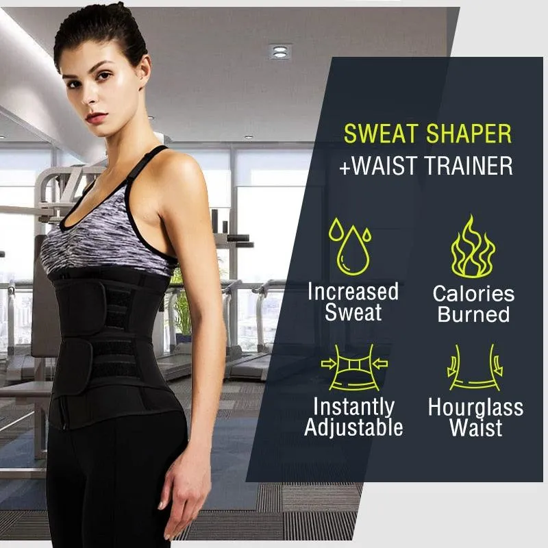 Sexy Waist Shaper Women Body Shapers Sweat Sauna Slimming Belt Girdles Firm Control Waist Trainer Cincher Plus size S-3XL Shapewear (FH)(FHW1)(1U31)(1U24)