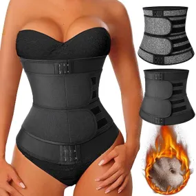 Sexy Waist Shaper Women Body Shapers Sweat Sauna Slimming Belt Girdles Firm Control Waist Trainer Cincher Plus size S-3XL Shapewear (FH)(FHW1)(1U31)(1U24)