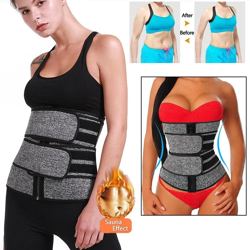 Sexy Waist Shaper Women Body Shapers Sweat Sauna Slimming Belt Girdles Firm Control Waist Trainer Cincher Plus size S-3XL Shapewear (FH)(FHW1)(1U31)(1U24)