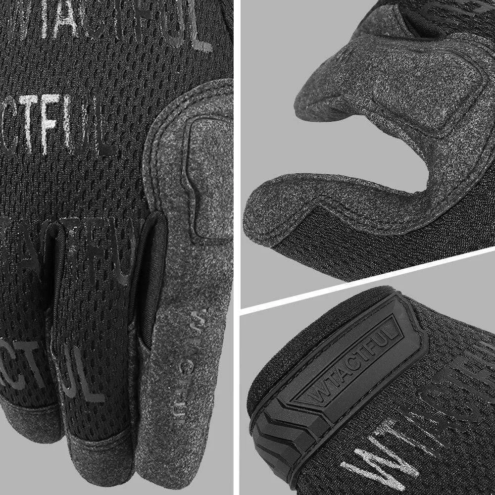 Tactical Full Finger Gloves - Military Army Grade for Hiking, Durable & Protective