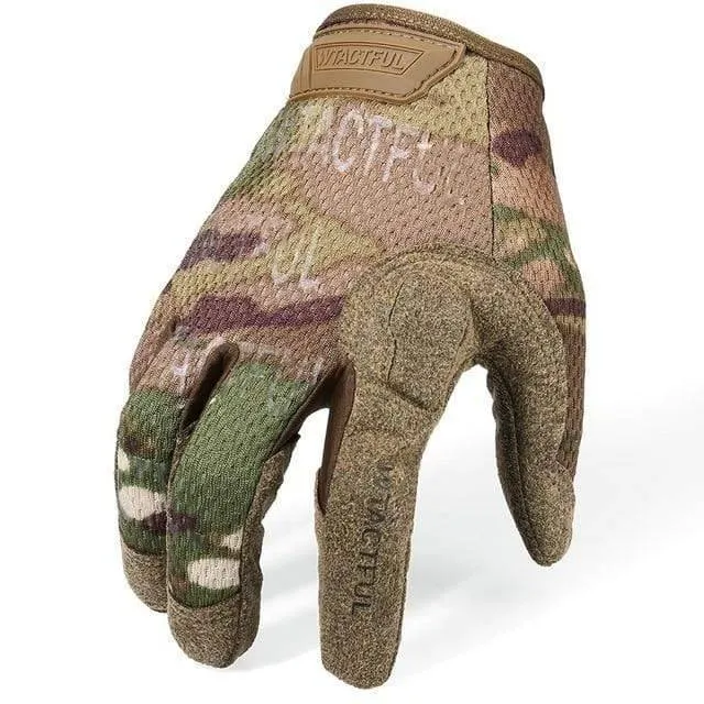 Tactical Full Finger Gloves - Military Army Grade for Hiking, Durable & Protective