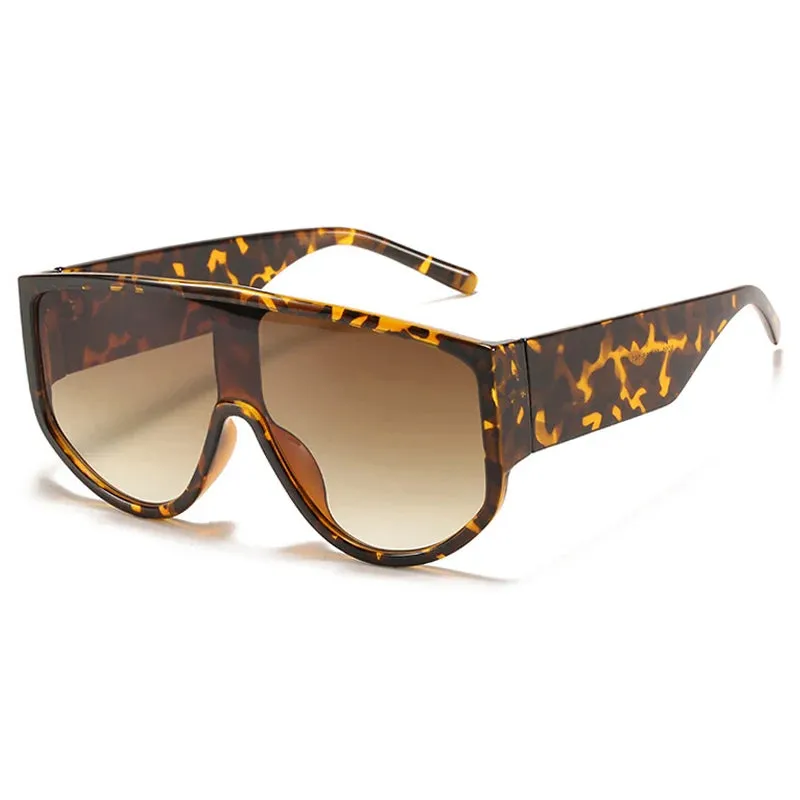 TEEK - Oversized Flat Top Lunette De Sol Eyewear