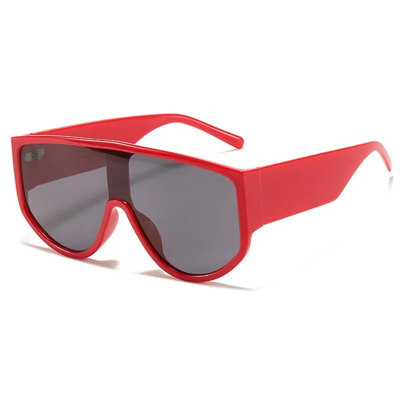TEEK - Oversized Flat Top Lunette De Sol Eyewear