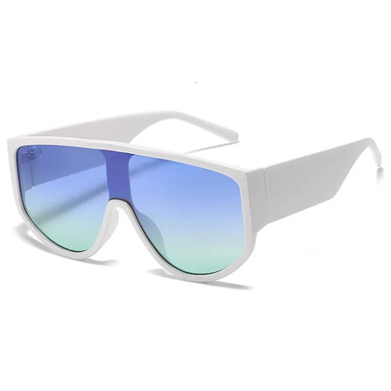 TEEK - Oversized Flat Top Lunette De Sol Eyewear