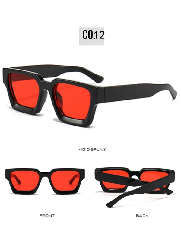 TEEK - Thick Frame Square Sunglasses